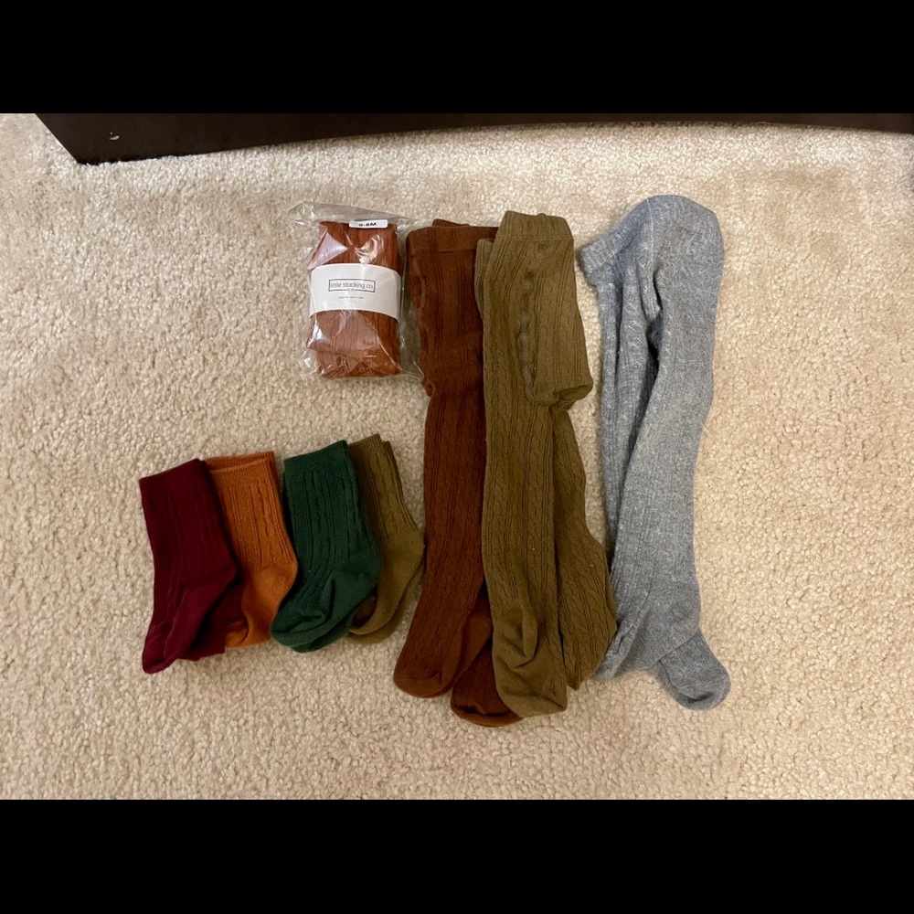 Little stocking co tights and knee highs